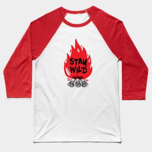 Сampfire and nature Baseball T-Shirt